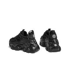 Pure Cool Black Platform Sneakers Newgew