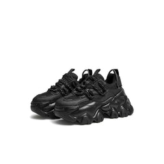 Pure Cool Black Platform Sneakers Newgew