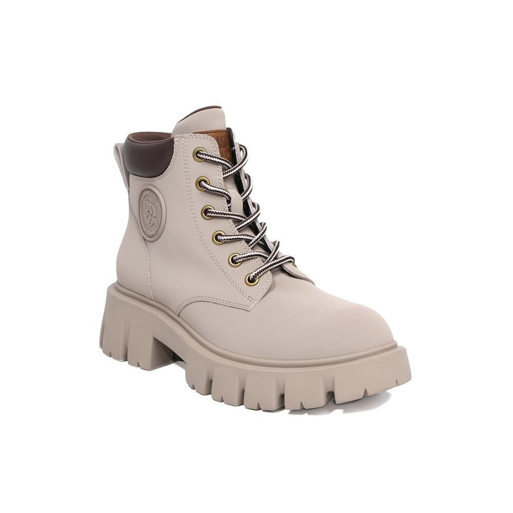 Binding Lace-up Front Combat Platform Boots Newgew