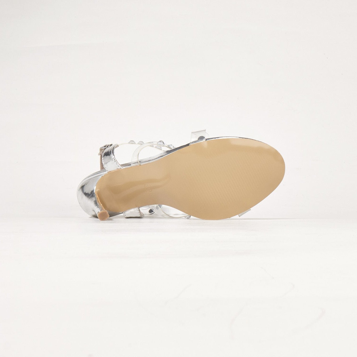 Transparent Rhinestone Elements Fine High-heeled Sandals Newgew
