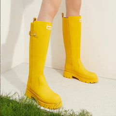 Fashionable Waterproof Non-slip Tall Rain Boots Newgew