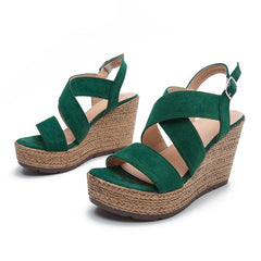 Ankle Strap Espadrille Wedge Sandals Newgew