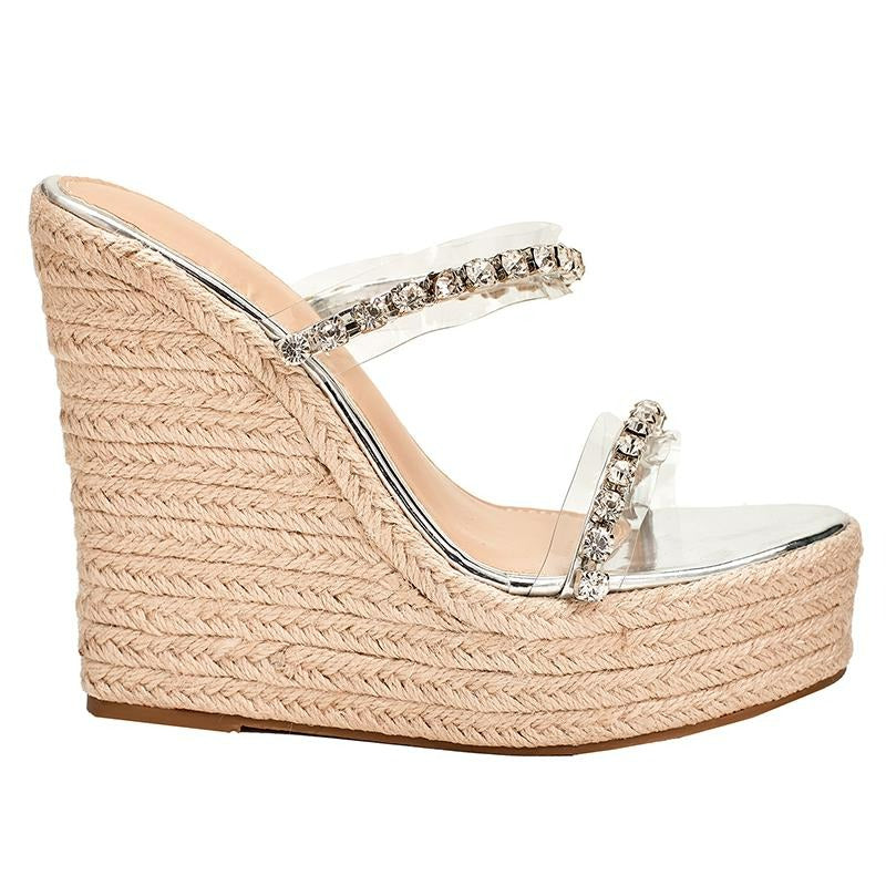 Diamond Wedge Sandals Newgew