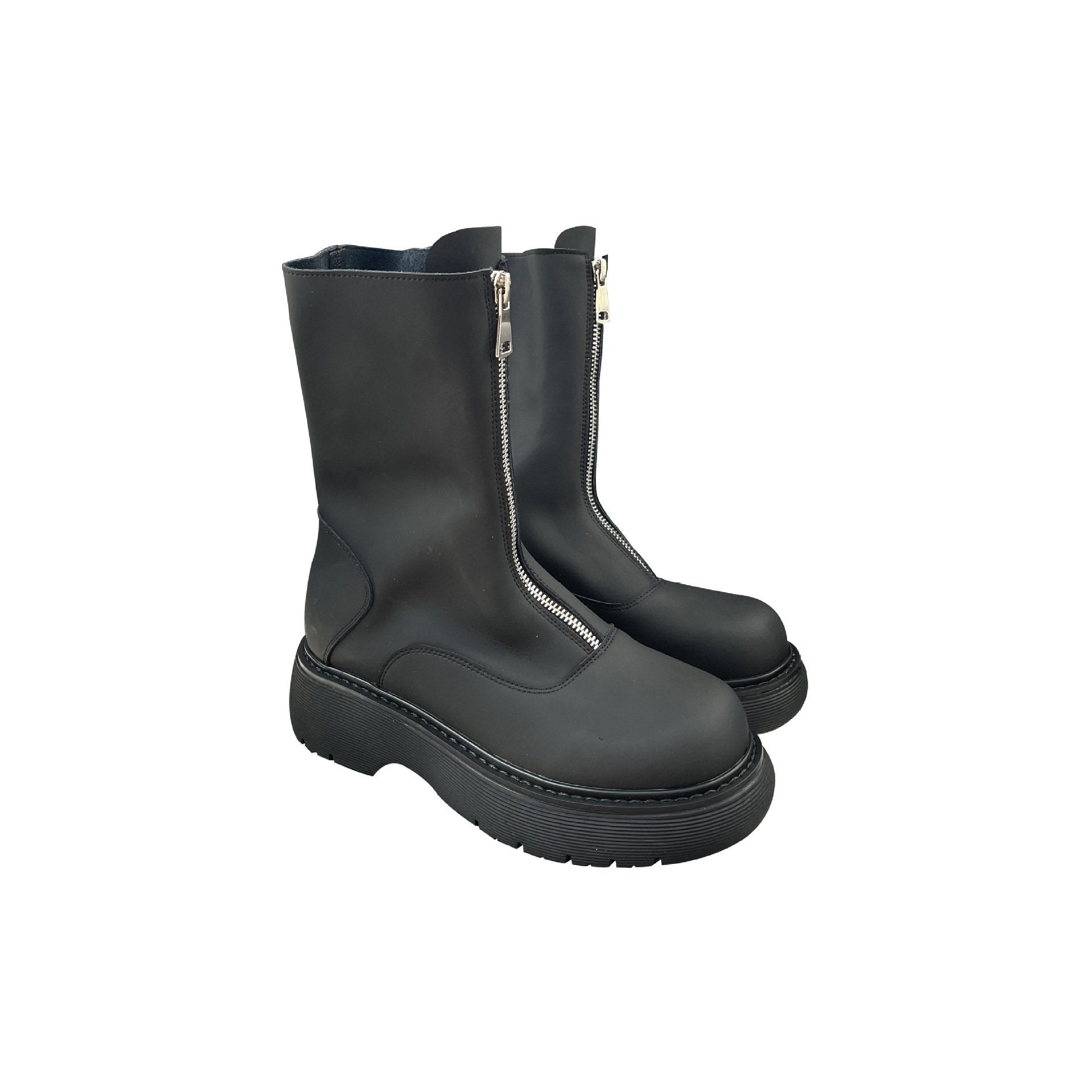 Waterproof Ankle Martin Boot Zipper British Boots Newgew