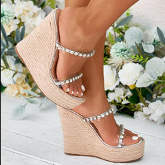 Diamond Wedge Sandals Newgew