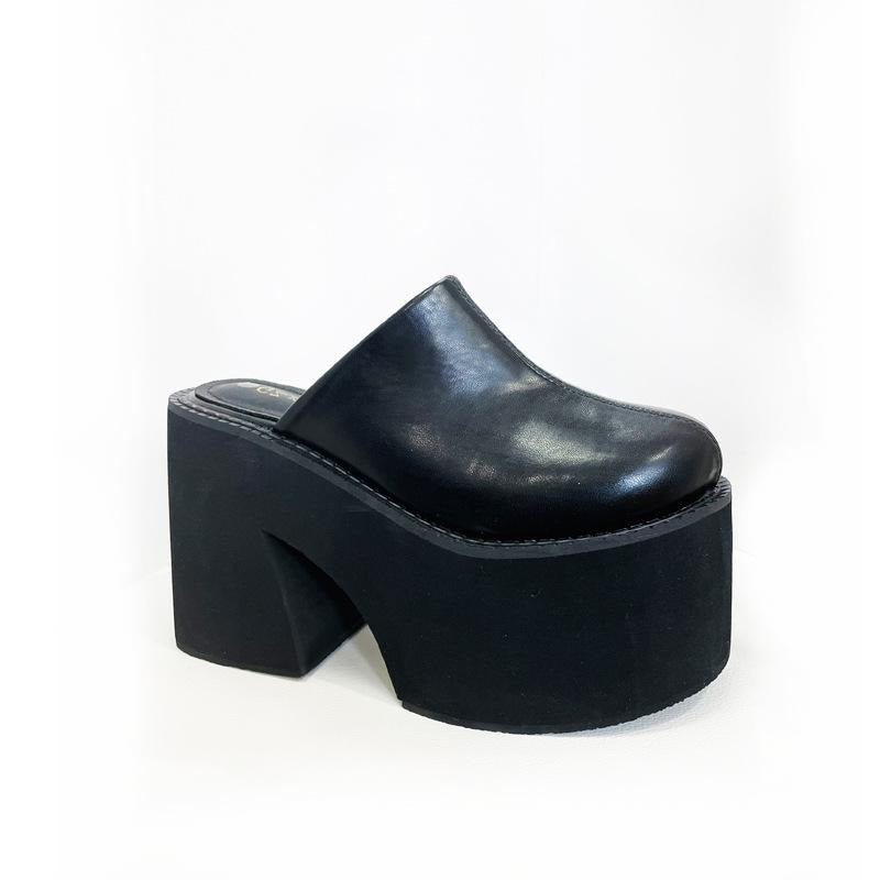 Thick Soled Chunky High Heeled Shoes Newgew