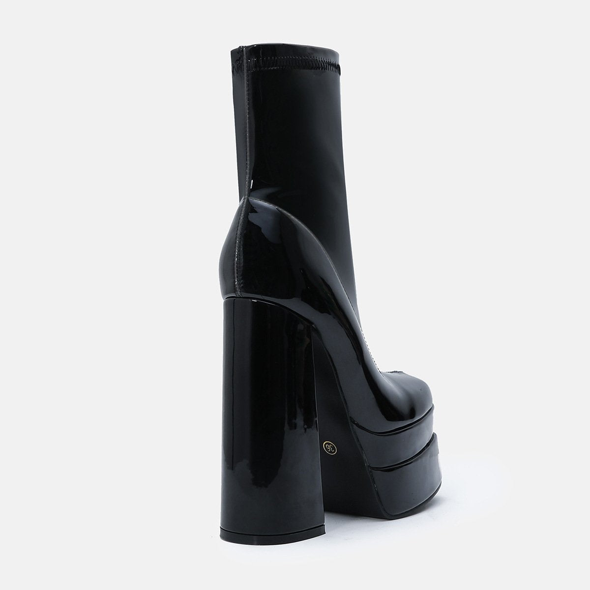 High Waterproof Platform Thick Heeled Side Zip Boots Newgew