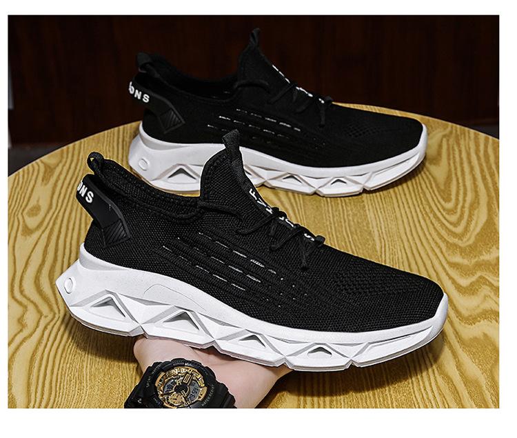 Fashionable Breathable Minimalist Lace-up Sneakers Newgew