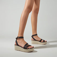 Ankle StrapEspadrille Wedge Sandals Newgew