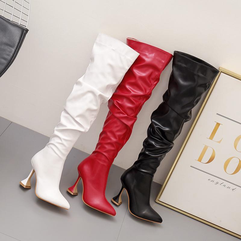 Over Knee Heeled Boots Newgew