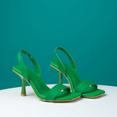 Minimalist Comfortable High-heeled Sandals Newgew