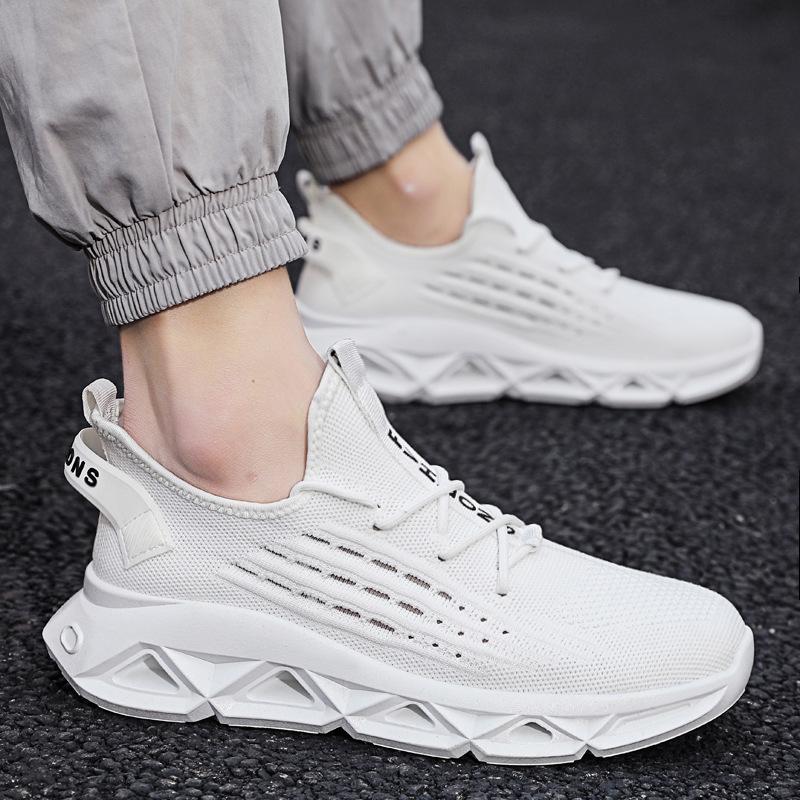 Fashionable Breathable Minimalist Lace-up Sneakers Newgew