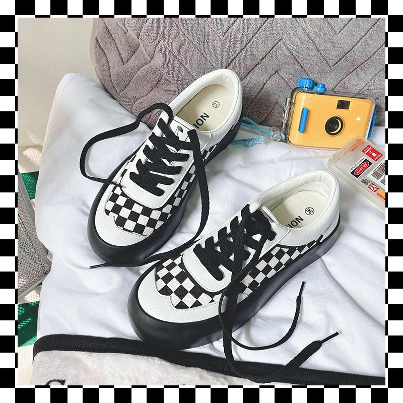 Checkerboard Canvas Sneakers Newgew