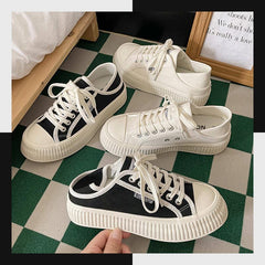 Line Canvas Sneakers Newgew