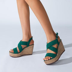 Ankle Strap Espadrille Wedge Sandals Newgew