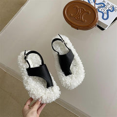 NewThick Bottom Fashionable Clip Toe Sandals Newgew