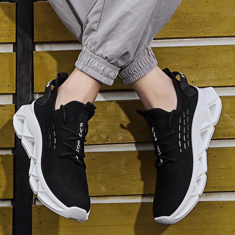 Fashionable Breathable Minimalist Lace-up Sneakers Newgew