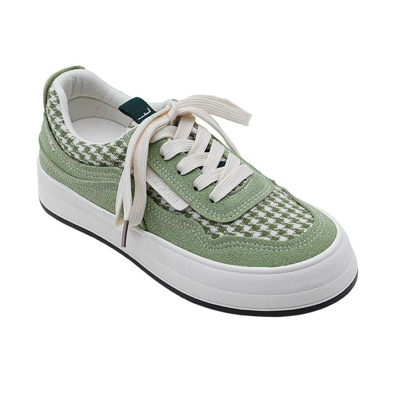 Low-top  Chidori Grid Sneakers Newgew