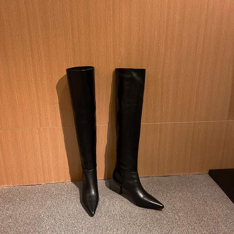 Vortex Kitten Heel Knee High Boots Newgew