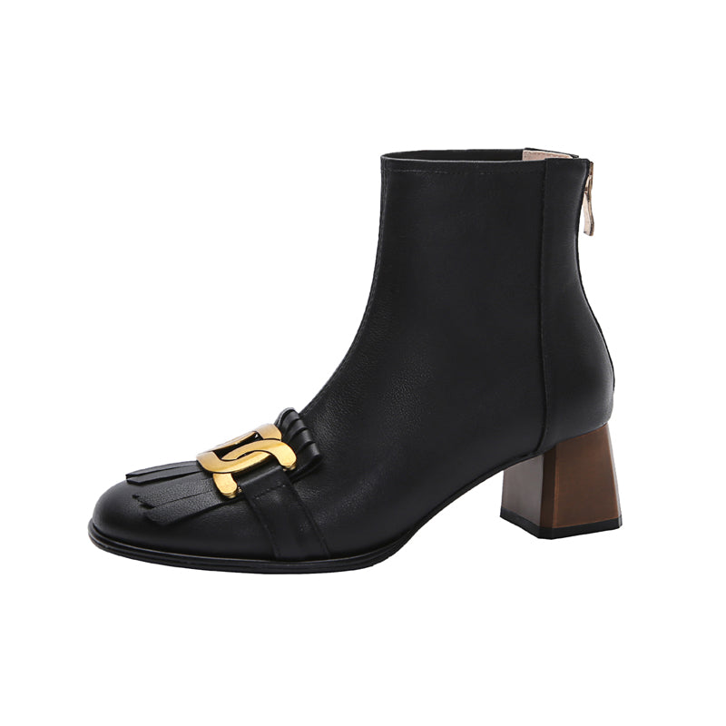 Brianna Low Heeled Ankle Boots Newgew
