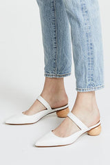 Point Toe Low Heel Mules Newgew