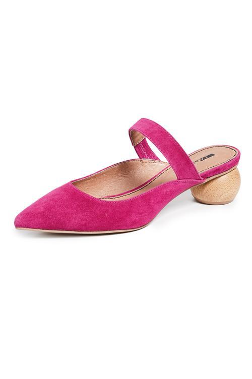 Point Toe Low Heel Mules Newgew