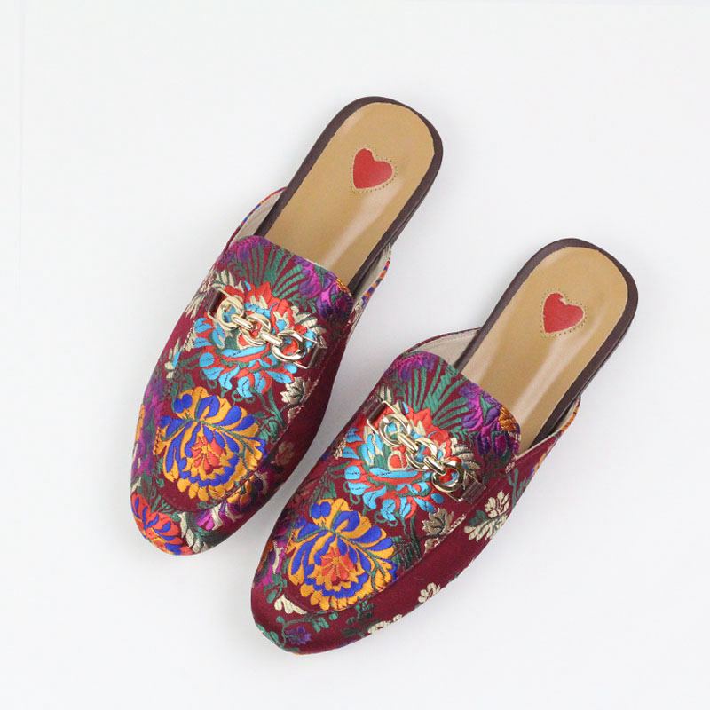 Mariam Embroidered Mules newgew