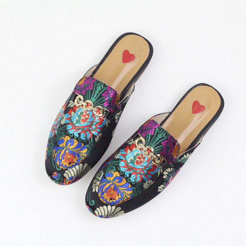 Mariam Embroidered Mules newgew