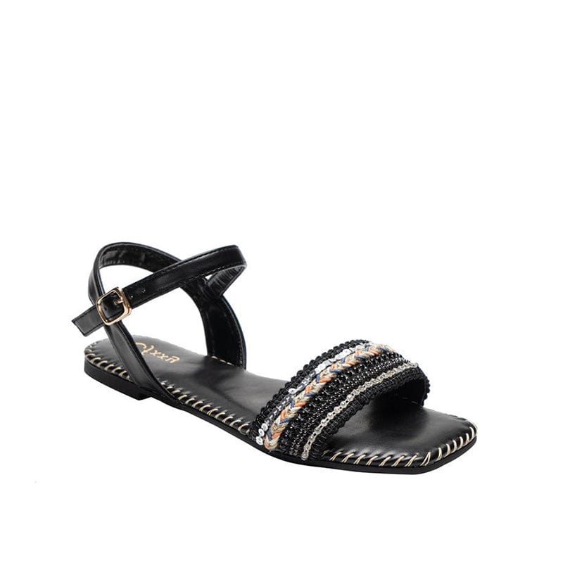 Versatile Square Head Flat Sandals Newgew