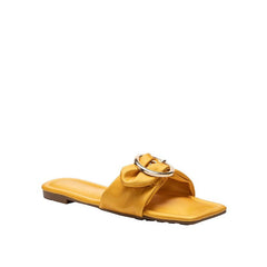 Square Toe Flat Sandals Newgew