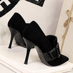 High Heeled Shoes With Deep Lipped Strap Newgew_AL