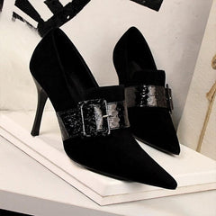 High Heeled Shoes With Deep Lipped Strap Newgew_AL