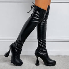 Over Knee Heeled Boots Newgew