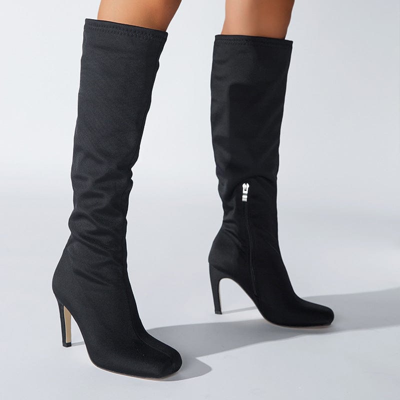 Square Heeled Boots Newgew-fb