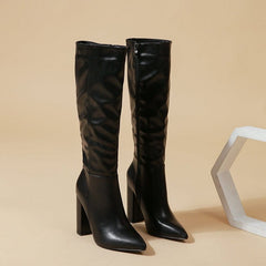 Brightness Heeled Boots Newgew