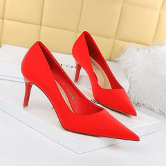 Point Toe Heel Pumps Newgew