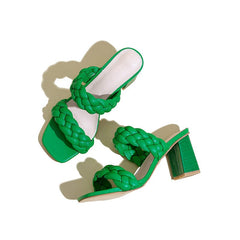 Block Heeled Sandals Newgew