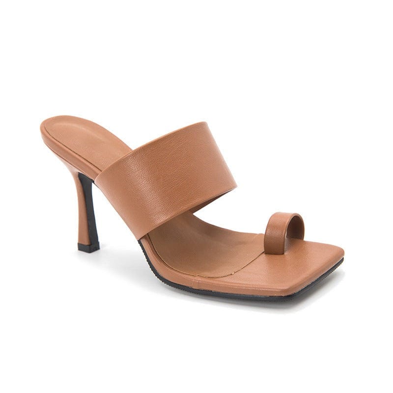 Open-Toe Chunky Heel Sandals Newgew