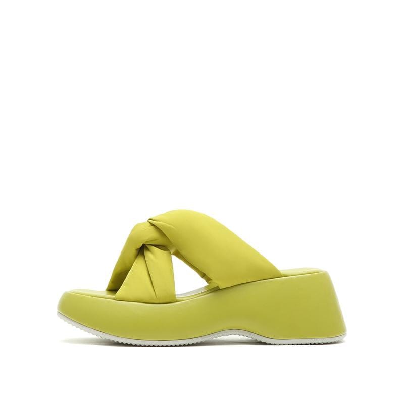 Joy&Peace Minimalist Cross Strap Wedge Sandals Newgew