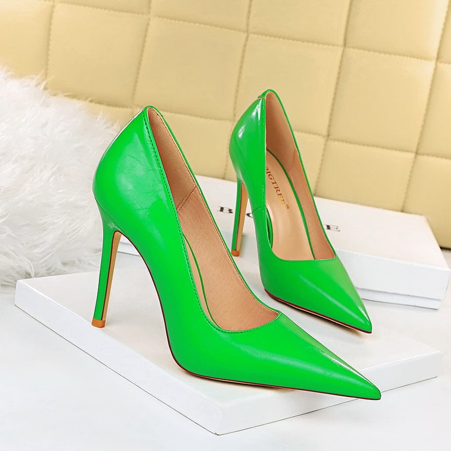 Point Toe Stiletto Heeled Pumps Newgew