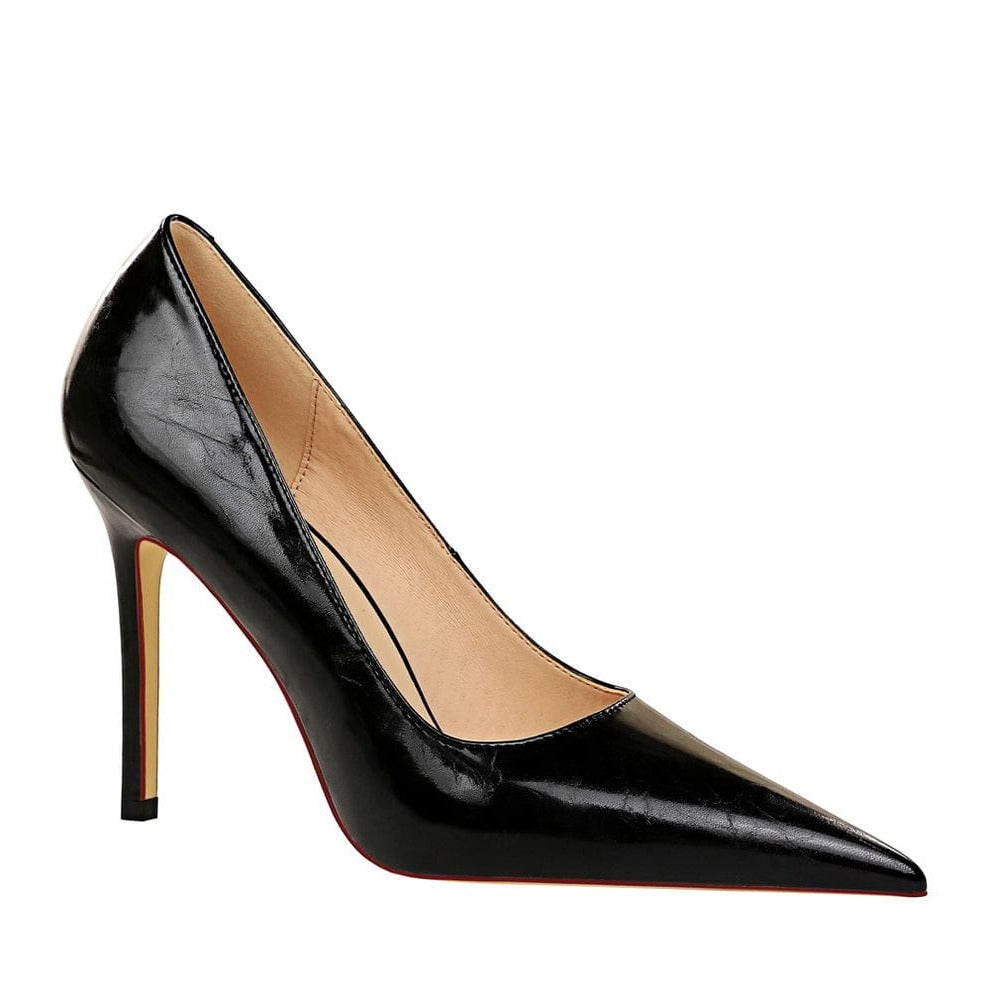 Point Toe Stiletto Heeled Pumps Newgew