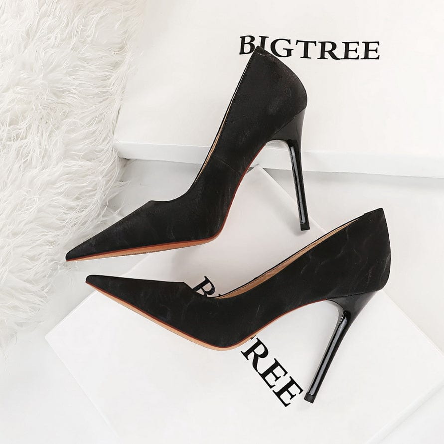 Point Toe Stiletto Heeled Pumps Newgew