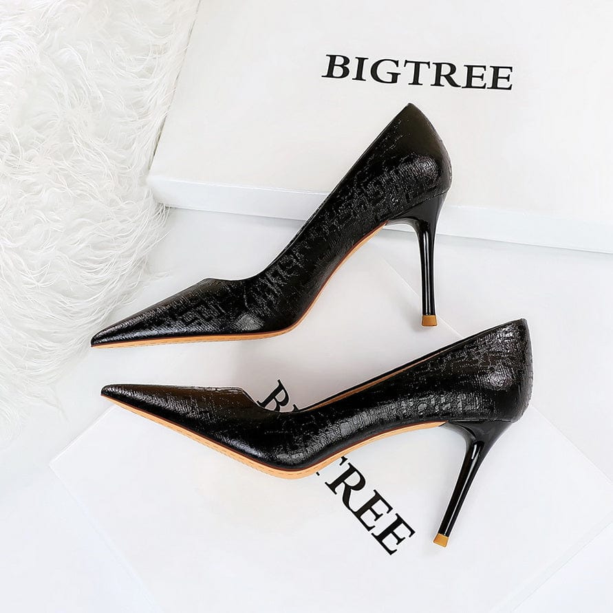 Point Toe Stiletto Heeled Pumps Newgew