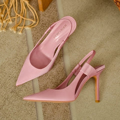 Pointed Toe Heeled Pumps Newgew