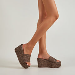 Woven Wedge Sandals Newgew