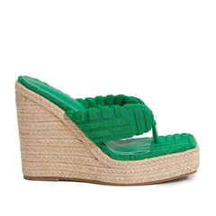 Espadrille Wedge Thong Sandals Newgew