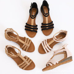 Strappy Gladiator Wedge Sandals Newgew