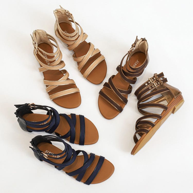 Strappy Wedge Sandals Newgew