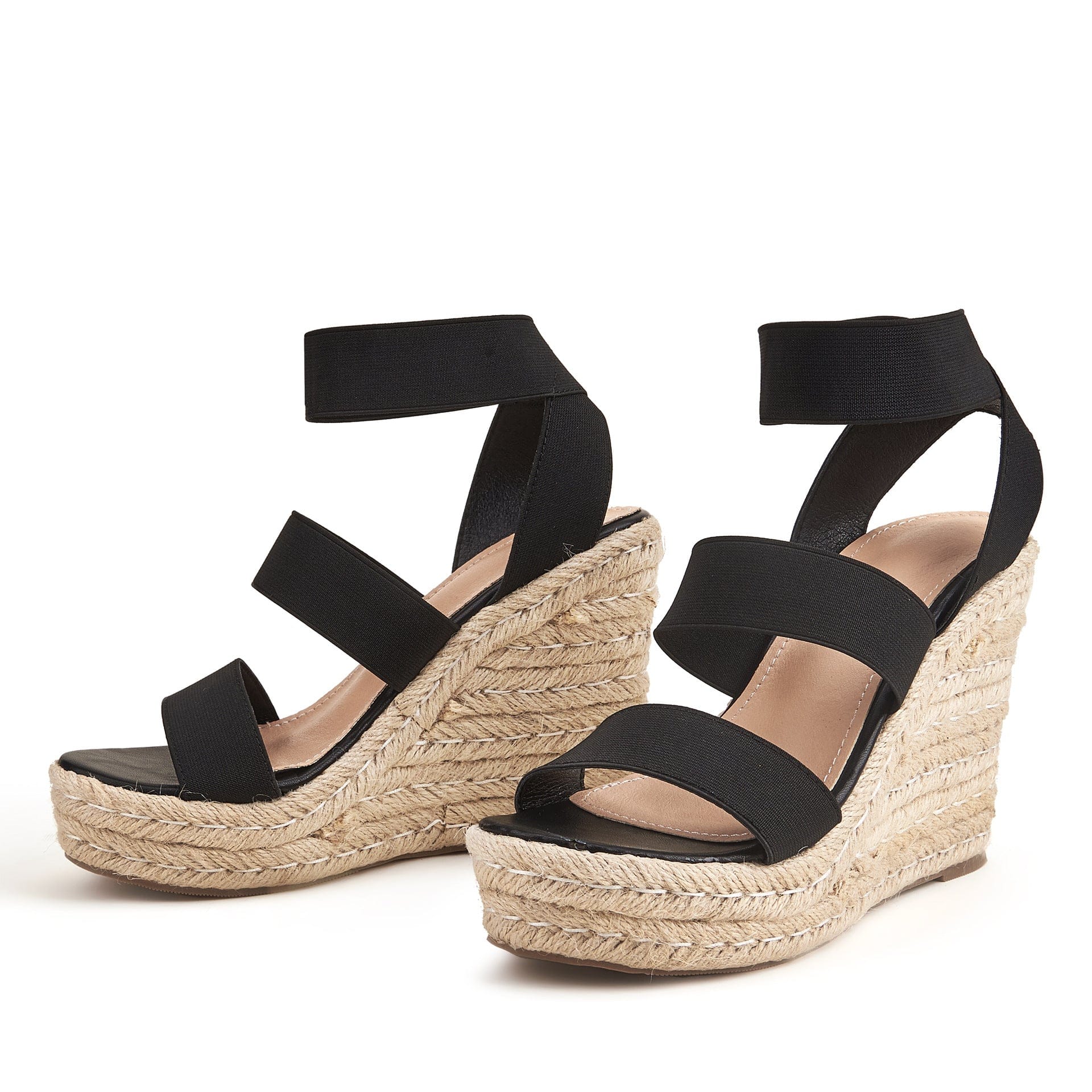 Wedge Heel Lace-Up Sandals Newgew