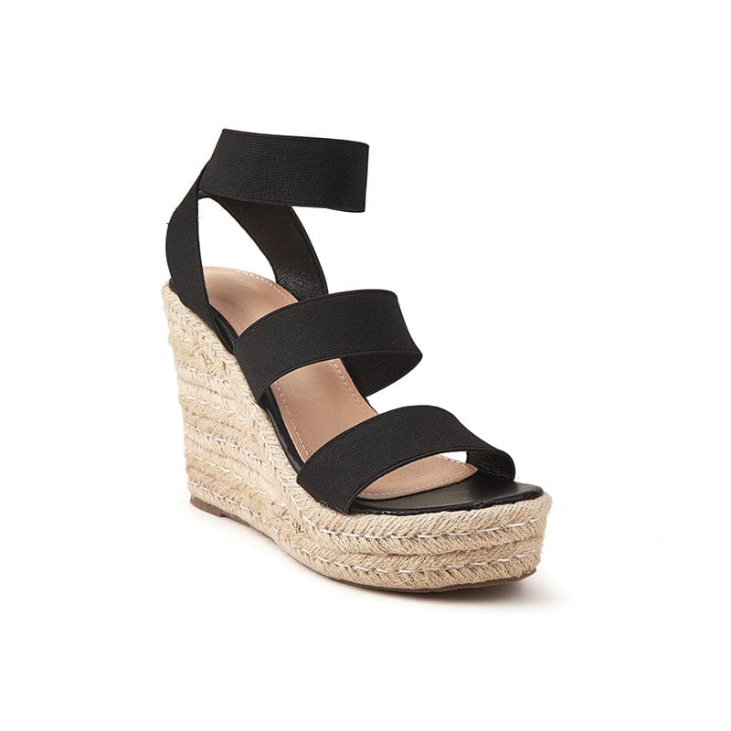 Wedge Heel Lace-Up Sandals Newgew